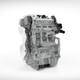 Inner structure of the Volvo Drive-E three-cylinder engine.